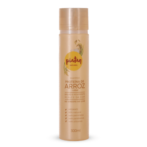 Shampoo Piatan Proteína de Arroz e Xilitol 300ml