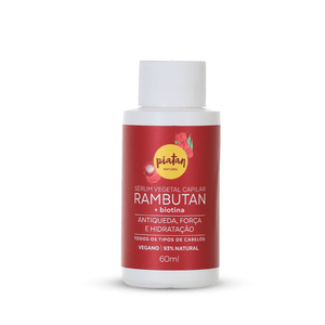 Sérum Vegetal Capilar Rambutan + Biotina 60mL