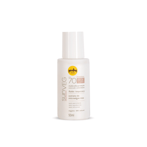 Protetor Solar Facial Mineral sunVEG FPS 70 Bege Claro 50ml