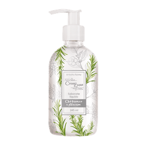 Casa Luxo  Sabonete Liquido Cha Branco e Alecrim 245ml