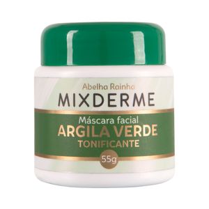 Mixderme  Mascara Facial Argila Verde Tonificante 55 G