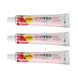 Kit Gel Dental Romã e Melaleuca 90g - 3 Unidades