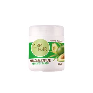 Capi Hair  Mascara Capilar Fortalecedora Abacate e Bambu 130 G