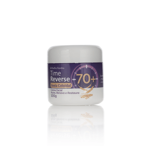 Time Reverse  Creme Facial Com Aveia Coloidal Nutre, Renova e Restaura 70+ 100g