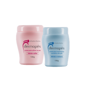 Kit Dermopes – Creme Afinar os Pés + Creme Tratamento Cosmético dos Pés