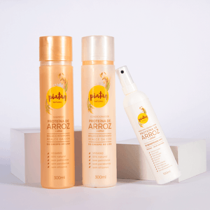 Kit Proteína de Arroz - Meu Cabelo bem Cuidado