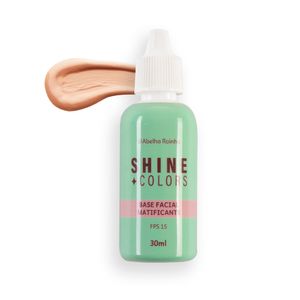 Shine Colors  Base Liquida Matificante Amendoas Fps 15 30ml