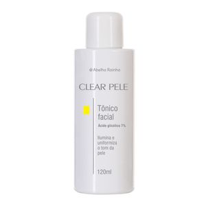 Clear Pele  Tonico Facial Com Acido Glycolico 120ml