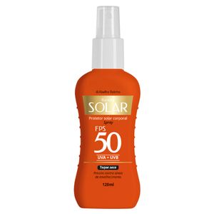 Rainha Solar  Protetor Solar Corporal Em Spray Fps 50  120ml