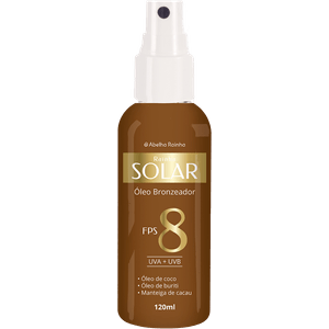 Rainha Solar  Oleo de Bronzeador 120ml