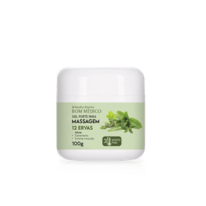 Bom Medico  Gel Para Massagem 12 Ervas 100 G