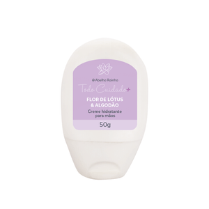 Todo Cuidado Mais  Hidratante Para Maos  Flor de Lotus e Algodao 50g