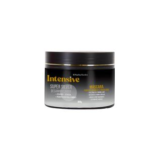 Intensive  Mascara Capilar Super Silver Damarelador Brancos e Grisalhos 300g