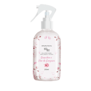 Casa  Agua Para Lencol e Tecido e Ambiente  Orquidea e Flor de Cerejeira 250ml