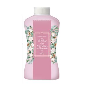 Talco Perfumado  Talco Perfumado Multiuso Maciez do Algodao 100g