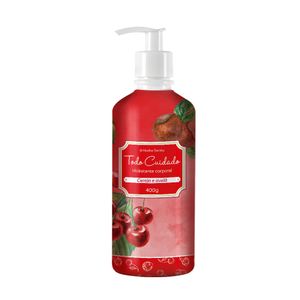 Todo Cuidado Mais  Creme Hidratante Desodorante Corporal Cereja e Avela 400g