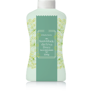 Talco Perfumado  Multiuso Suavidade da Erva Doce 100g