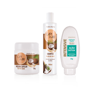 Kit 3 Produtos Cabelos