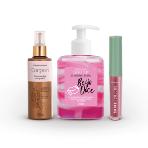 KIT GLOW DA RAINHA CHUVA DE ROSAS