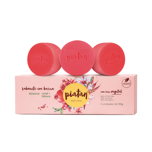 Sabonete em Barra Vegetal Renova 3x90g